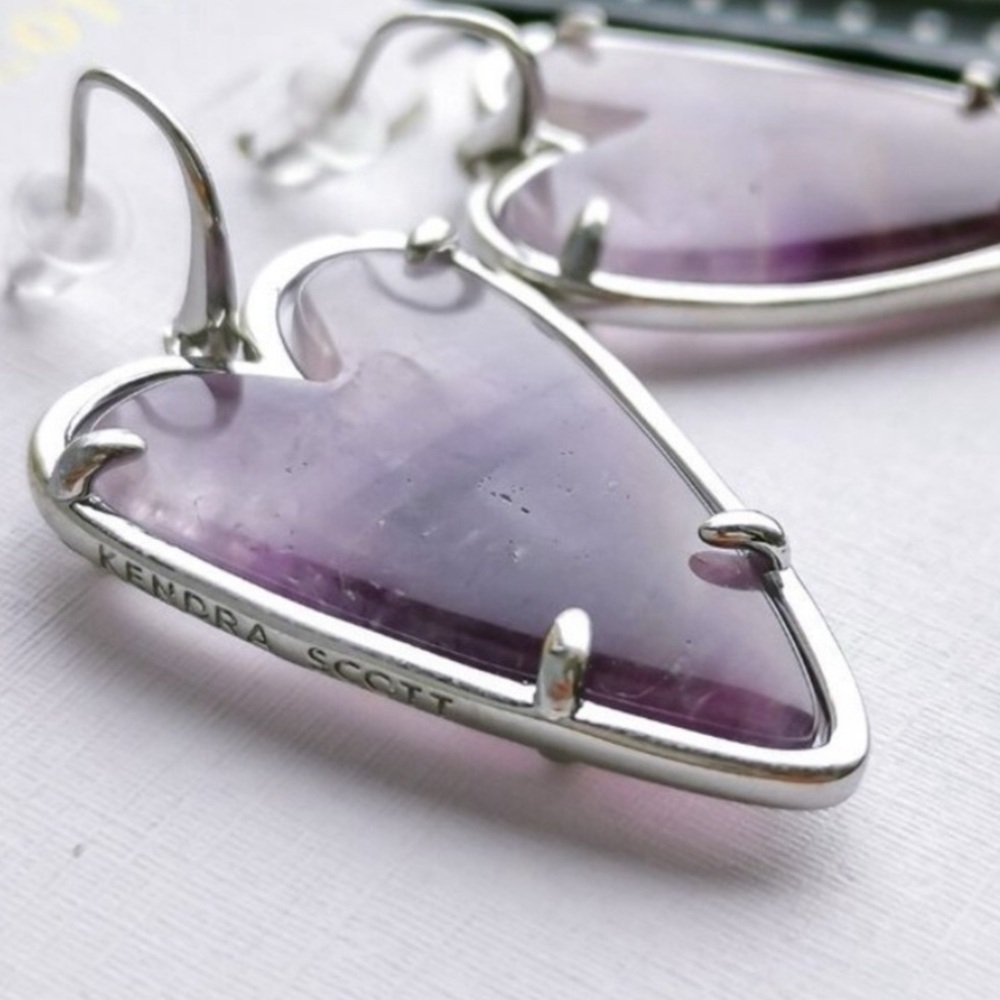 Kendra Scott Ansley Heart Drop Earrings NEW